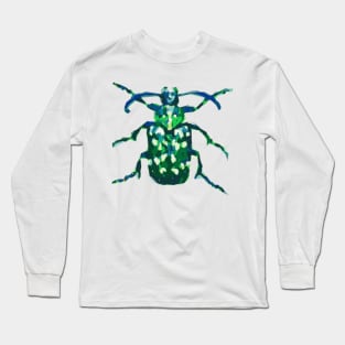 Emerald Tropical Beetle Long Sleeve T-Shirt